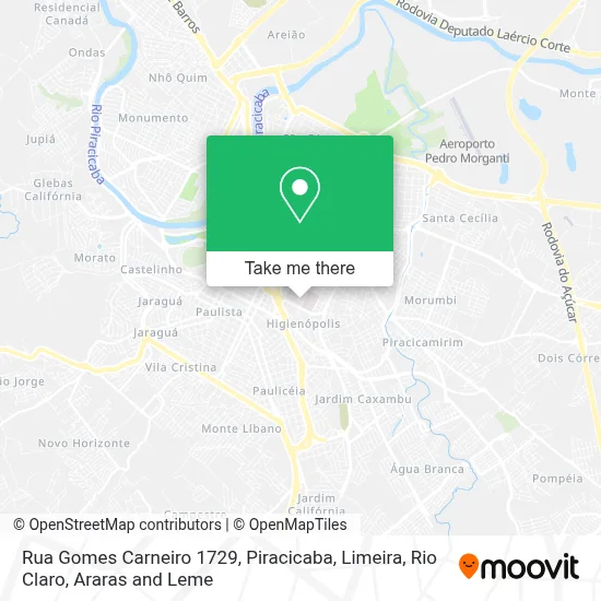 Rua Gomes Carneiro 1729 map