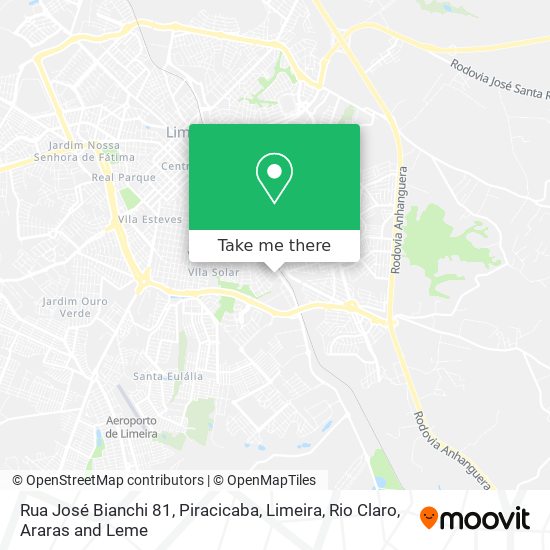 Rua José Bianchi 81 map