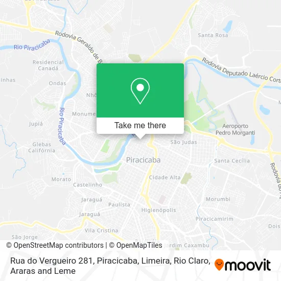 Rua do Vergueiro 281 map