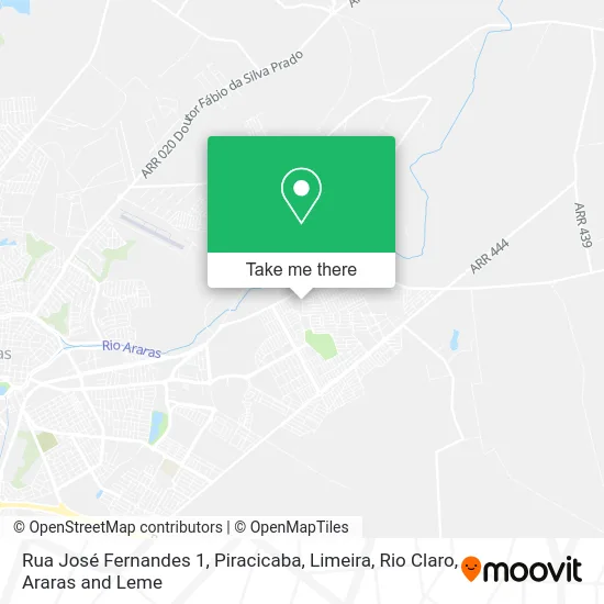 Rua José Fernandes 1 map