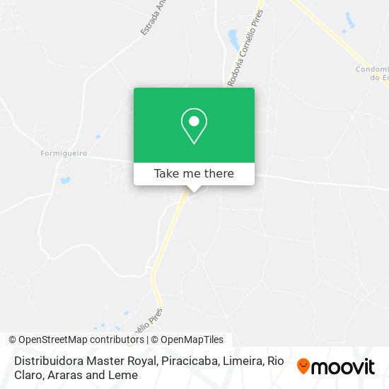 Distribuidora Master Royal map