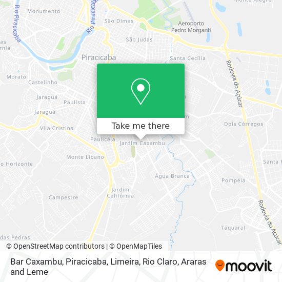 Bar Caxambu map