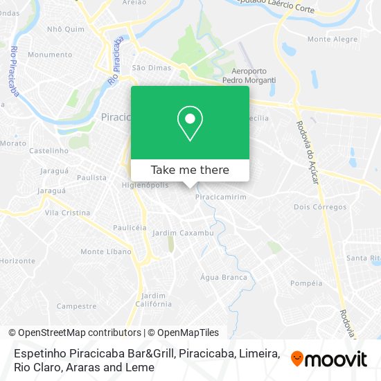 Espetinho Piracicaba Bar&Grill map