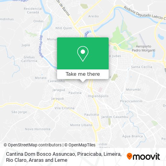 Cantina Dom Bosco Assuncao map