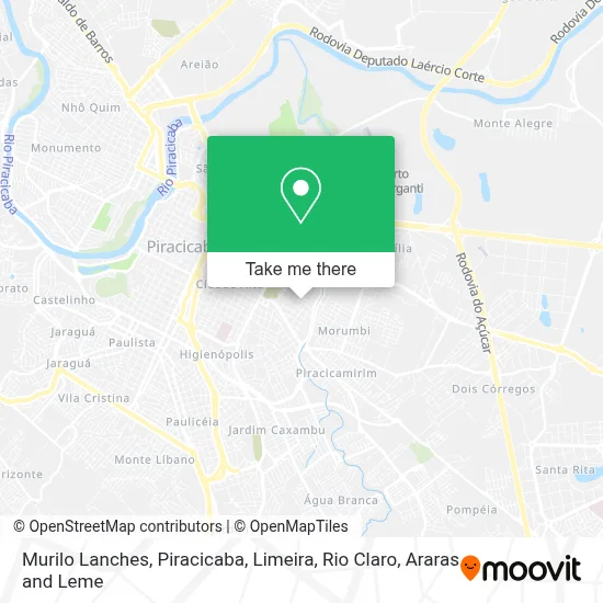 Murilo Lanches map