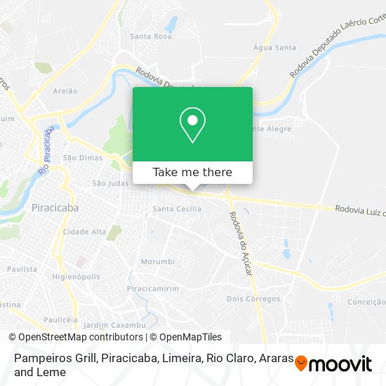 Pampeiros Grill map