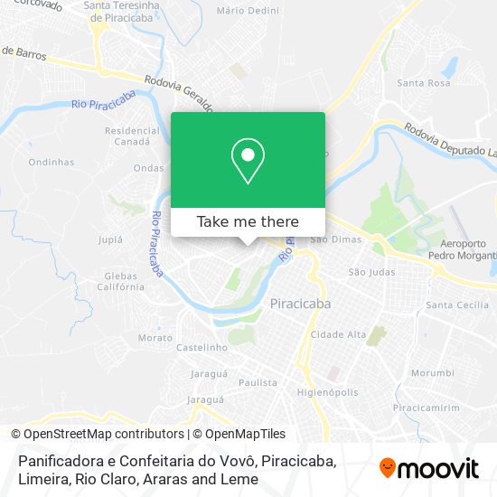 Panificadora e Confeitaria do Vovô map