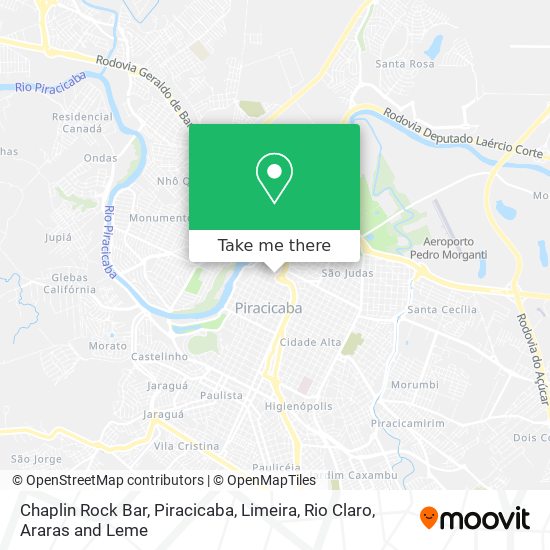 Chaplin Rock Bar map