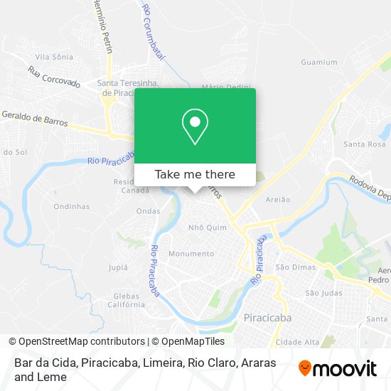 Bar da Cida map