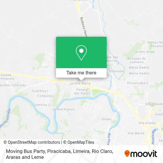 Moving Bus Party map