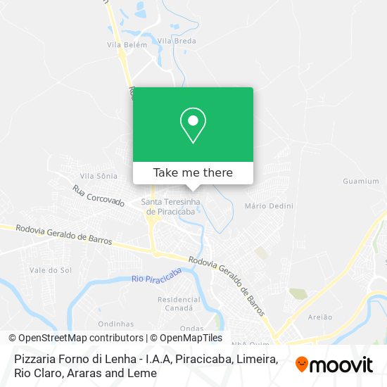 Pizzaria Forno di Lenha - I.A.A map