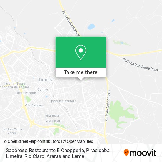Saboroso Restaurante E Chopperia map