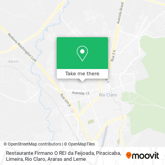 Mapa Restaurante Firmano O REI da Feijoada