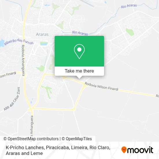 K-Pricho Lanches map