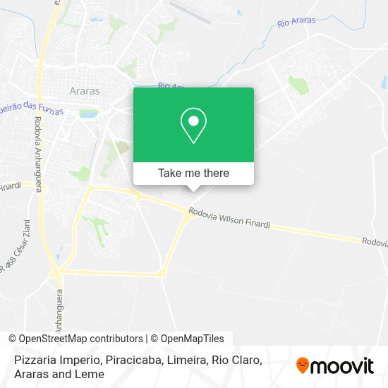 Pizzaria Imperio map