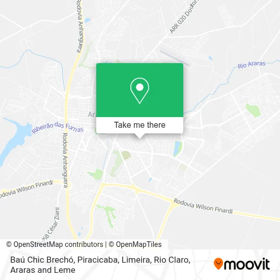 Baú Chic Brechó map