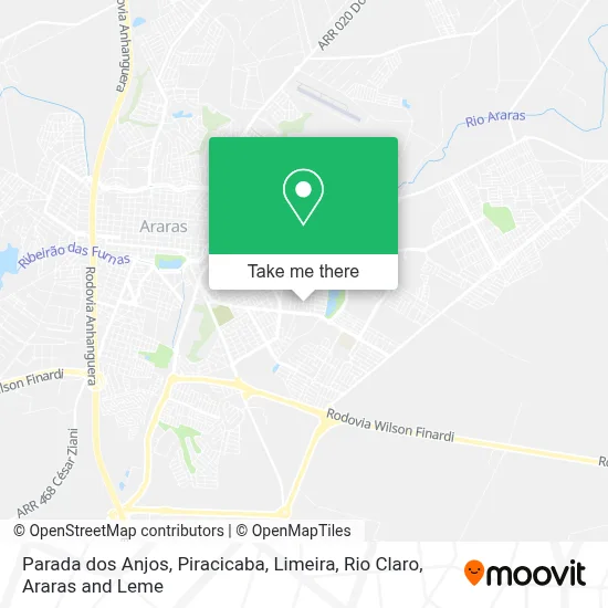 Parada dos Anjos map