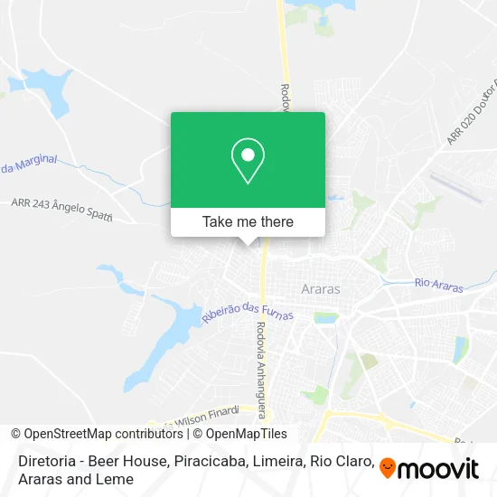 Diretoria - Beer House map