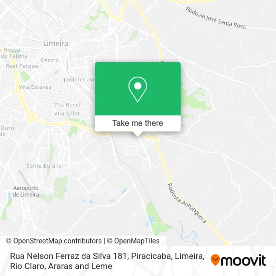 Rua Nelson Ferraz da Silva 181 map