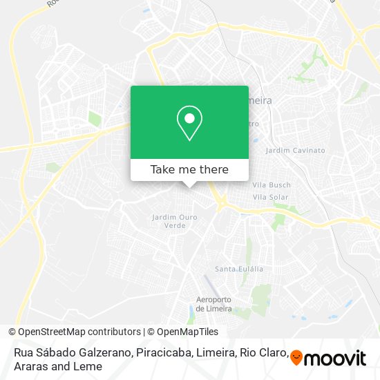 Rua Sábado Galzerano map