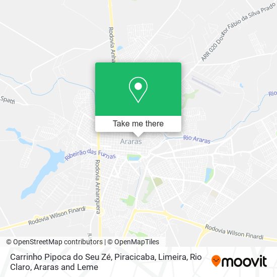 Carrinho Pipoca do Seu Zé map