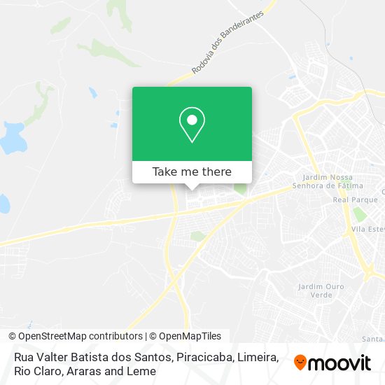 Rua Valter Batista dos Santos map