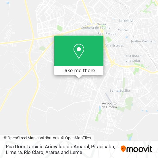 Rua Dom Tarcísio Ariovaldo do Amaral map