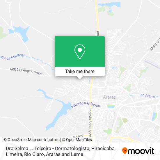 Dra Selma L. Teixeira - Dermatologista map