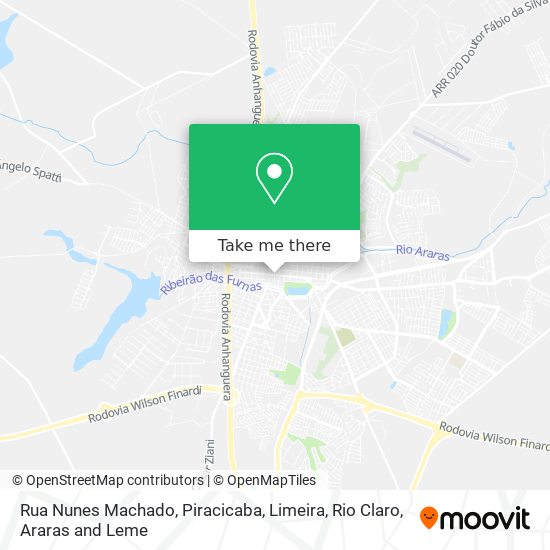 Rua Nunes Machado map