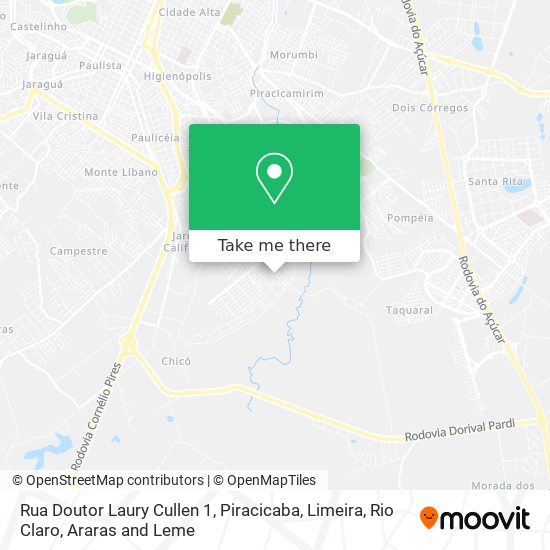 Rua Doutor Laury Cullen 1 map