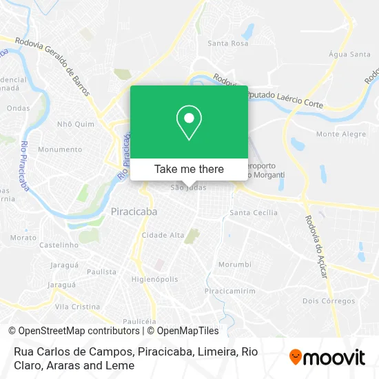 Rua Carlos de Campos map