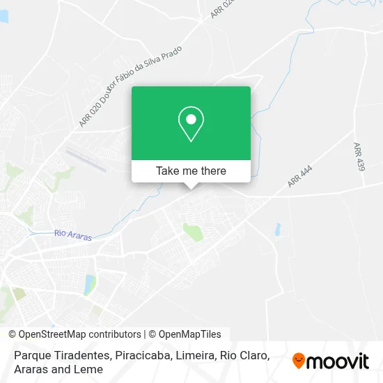 Parque Tiradentes map