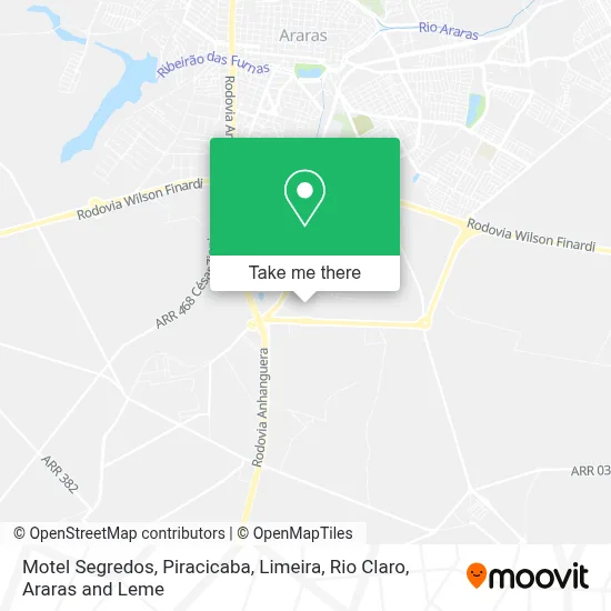Motel Segredos map