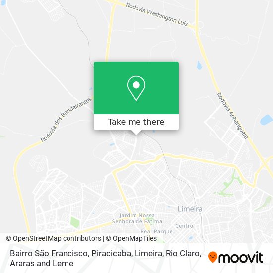 Bairro São Francisco map