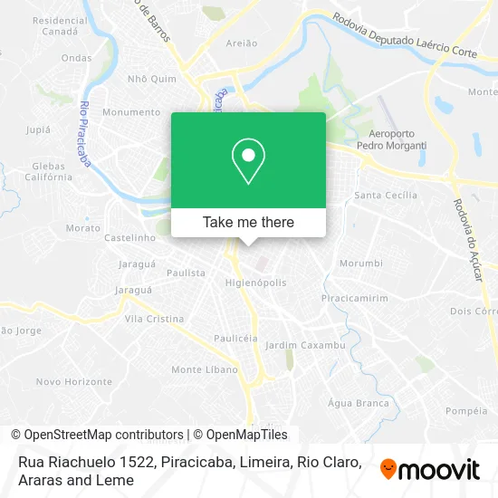 Rua Riachuelo 1522 map