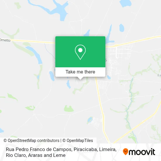 Rua Pedro Franco de Campos map