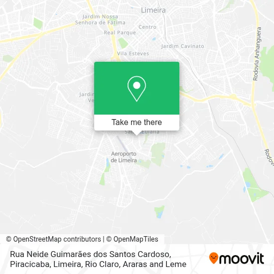 Rua Neide Guimarães dos Santos Cardoso map