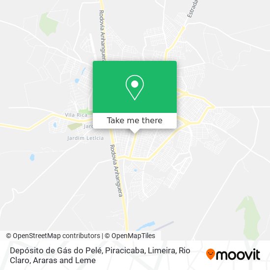 Depósito de Gás do Pelé map