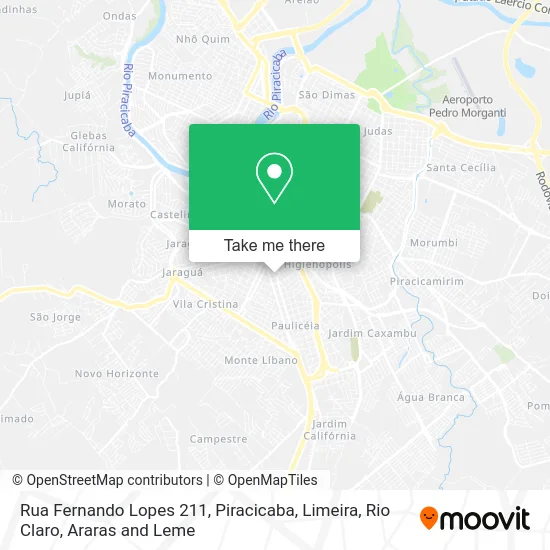 Rua Fernando Lopes 211 map