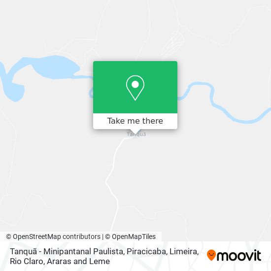Tanquã - Minipantanal Paulista map