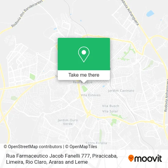 Rua Farmaceutico Jacob Fanelli 777 map
