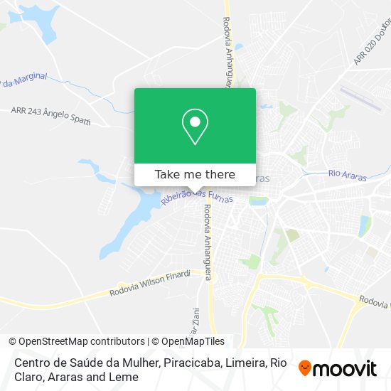 Centro de Saúde da Mulher map