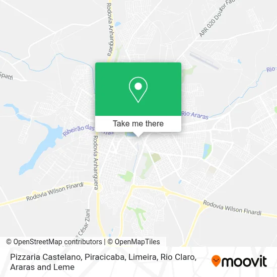 Pizzaria Castelano map