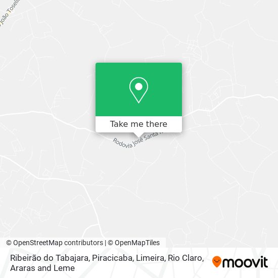 Ribeirão do Tabajara map