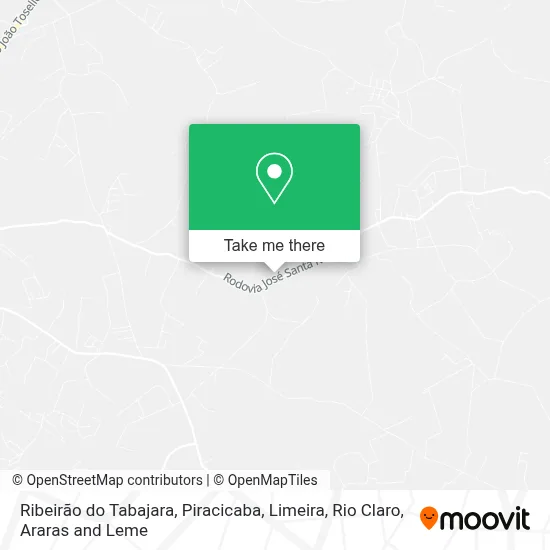 Ribeirão do Tabajara map