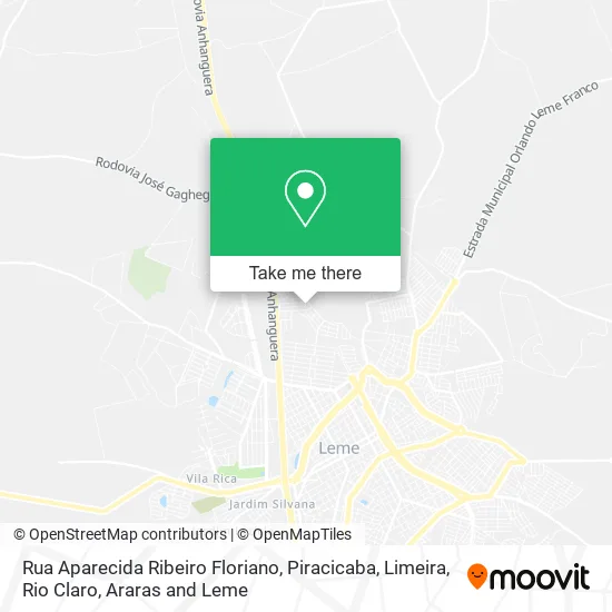 Rua Aparecida Ribeiro Floriano map