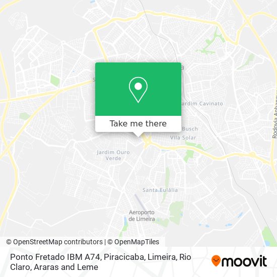 Ponto Fretado IBM A74 map