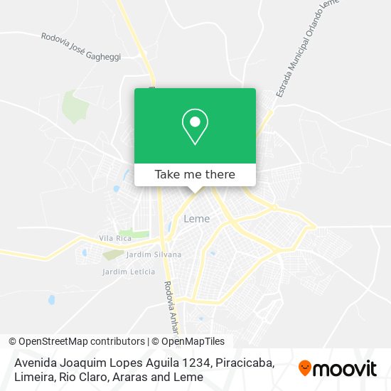 Avenida Joaquim Lopes Aguila 1234 map