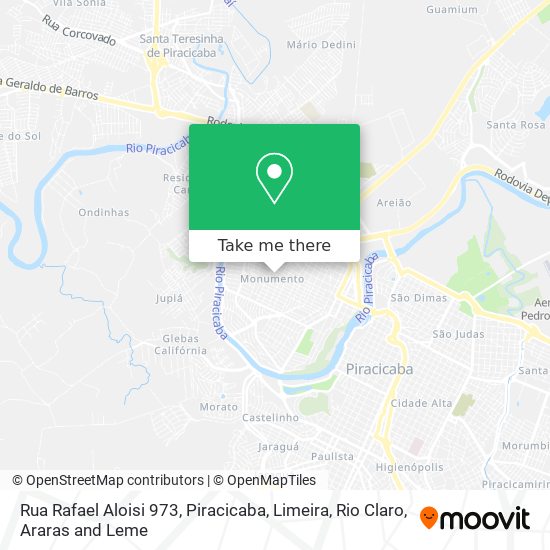 Rua Rafael Aloisi 973 map