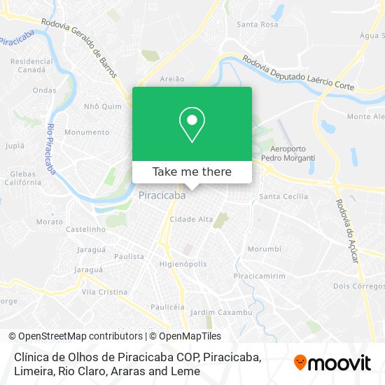 Mapa Clínica de Olhos de Piracicaba COP